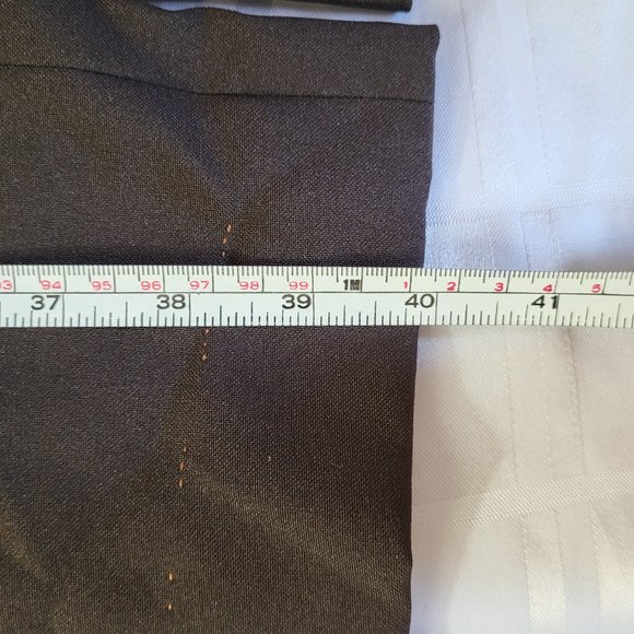 SUZY SHIER WOMEN'S DRESS FORMAL WEAR PANTS SIZE 11/12 BROWN OFFICE WEAR STYLE - Picture 11 of 11